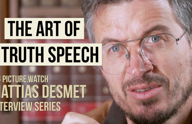 The Art of Truth Speech | Mattias Desmet