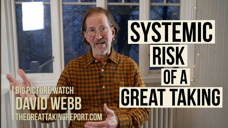 Systemic Risk of the Great Taking | David Webb